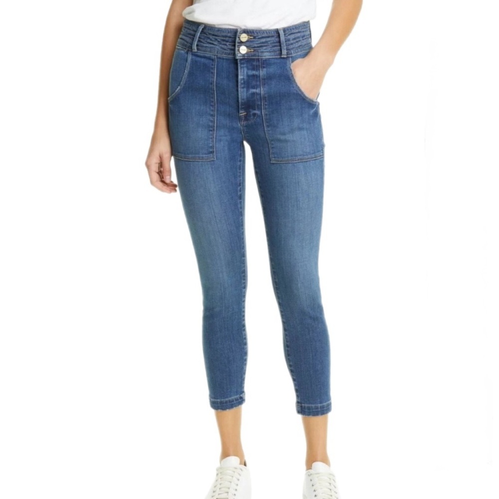 FRAME Le High Skinny Crop Jeans Size 30